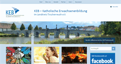 Desktop Screenshot of keb-tirschenreuth.de